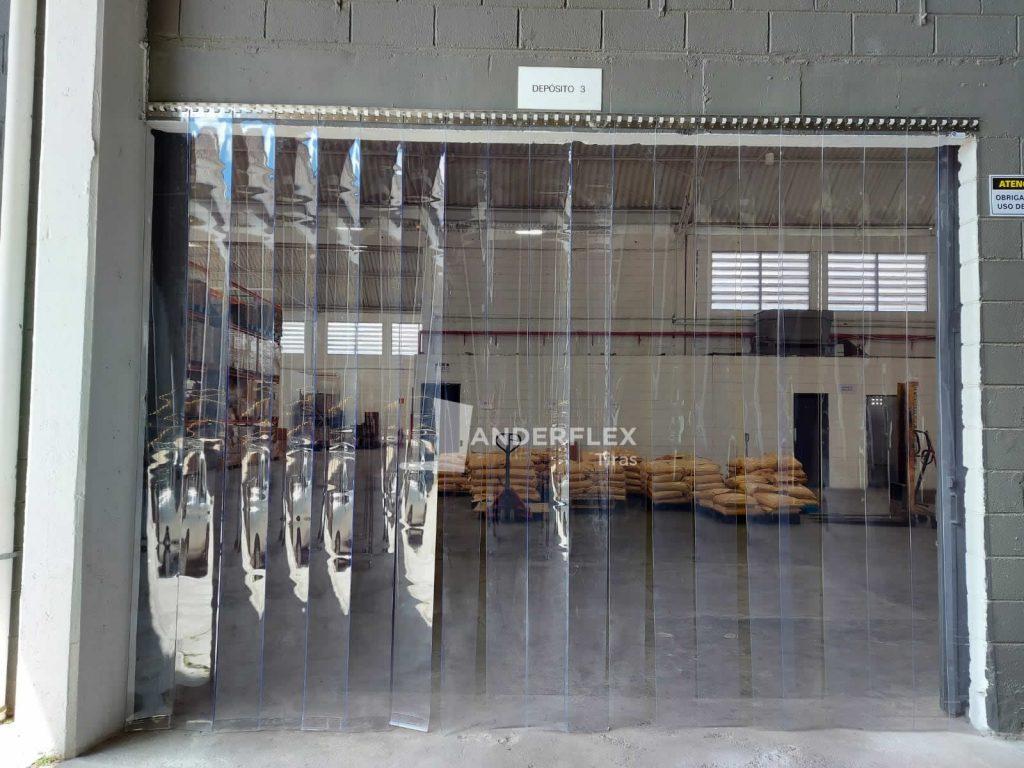 cortina de pvc transparente